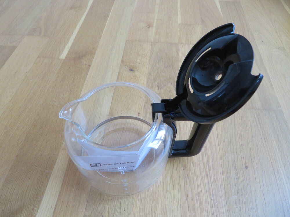 VERSEUSE EN VERRE + COUVERCLE pour cafeti&egrave;re ELECTROLUX Cuisine