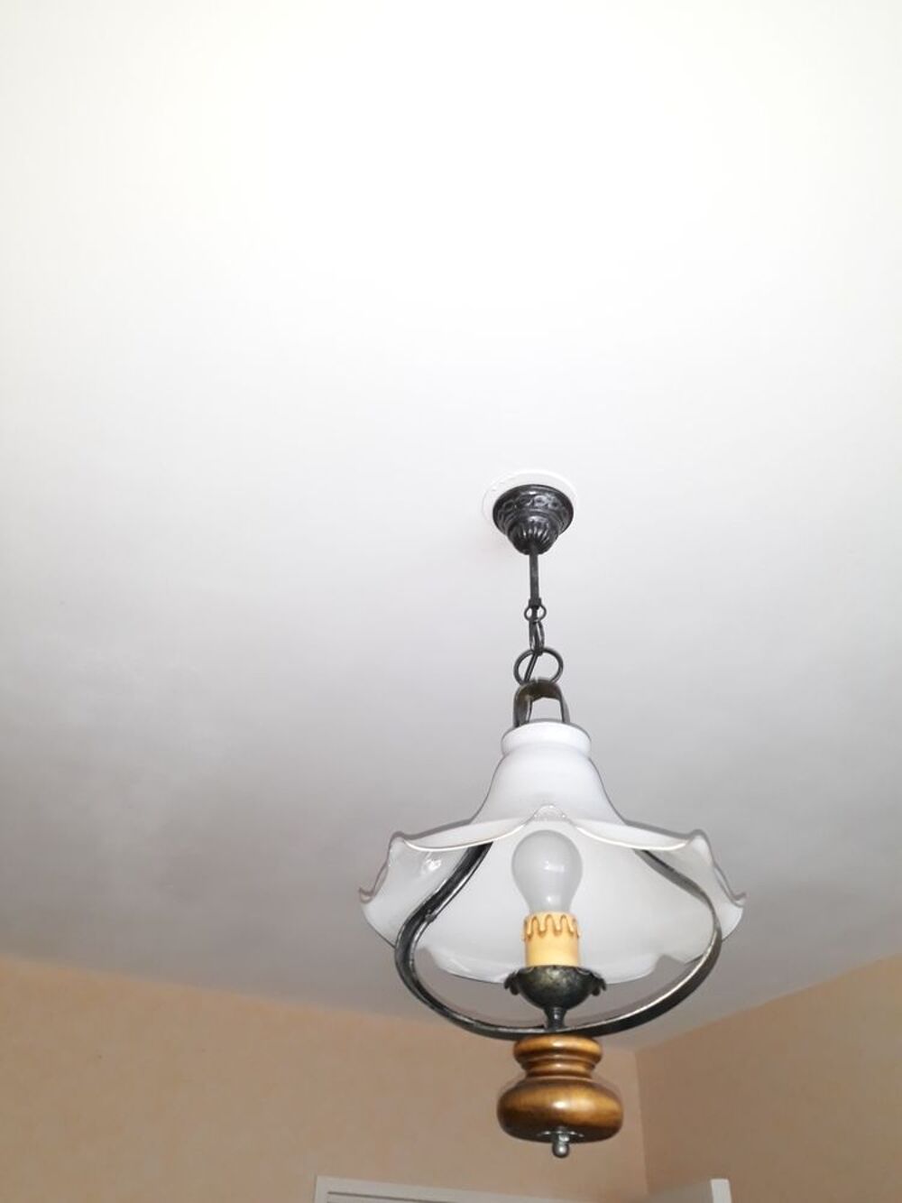 lustre forme corolle. Décoration