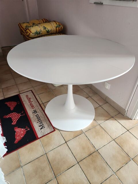 Table ronde blanche 39 La Clisse (17)