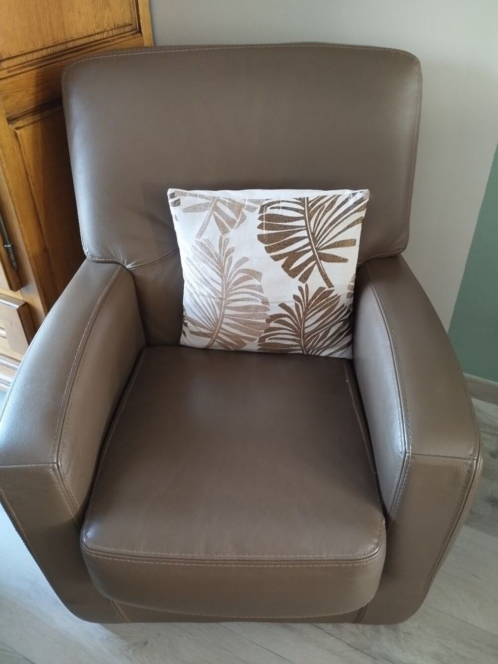 Salon en cuir de vachette Meubles