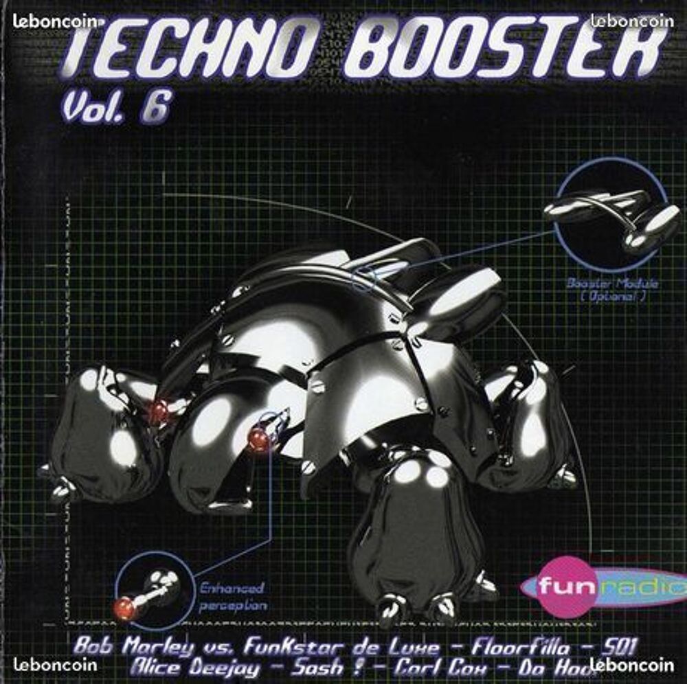 Cd Techno Booster Vol.6 (etat neuf) CD et vinyles
