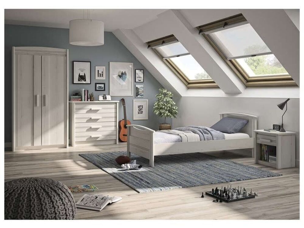 Chambre compl&egrave;te de la gamme Montana Meubles