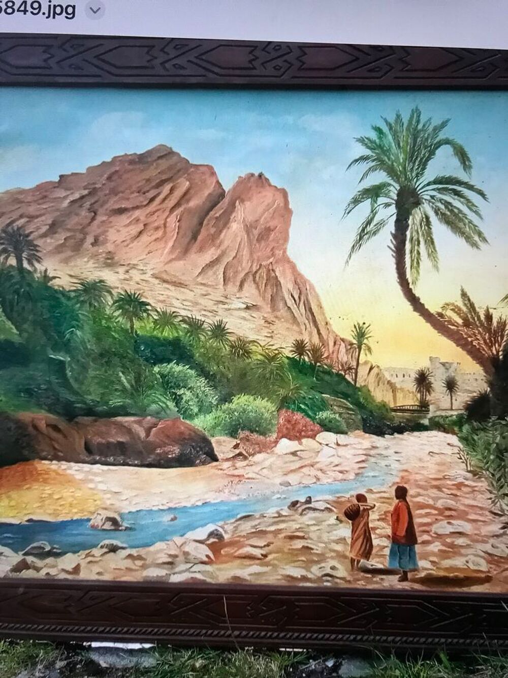Tableau ancien. Décoration