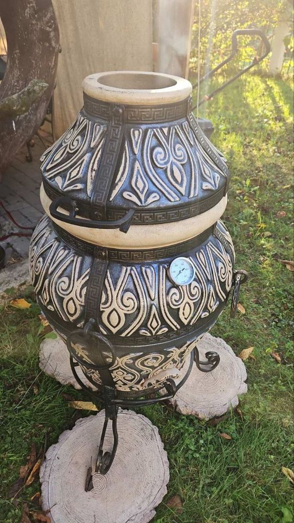 Tandoor ASIA 100L | Four barbecue XXL fait main Jardin