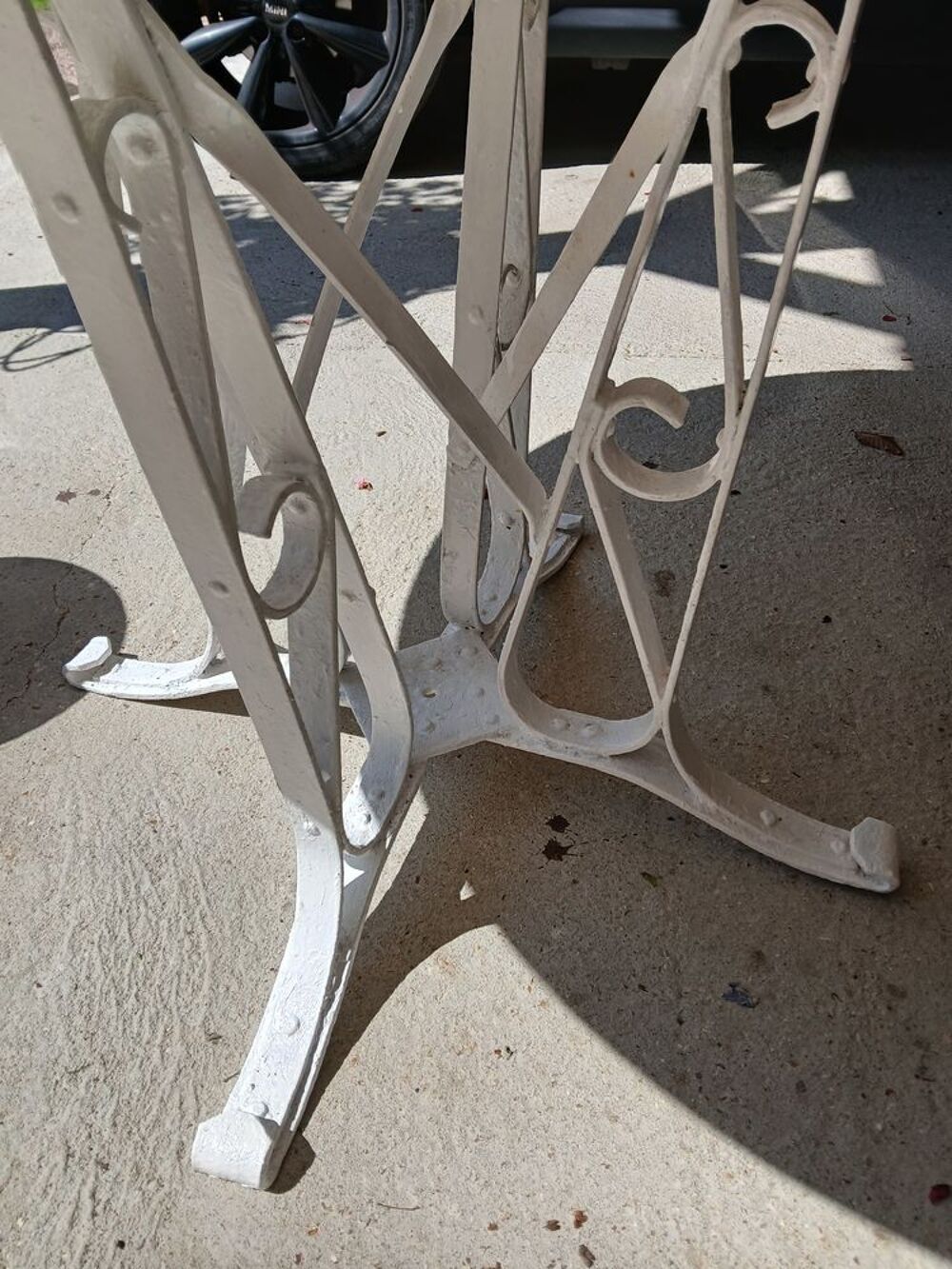 table de jardin ancienne en fer Meubles