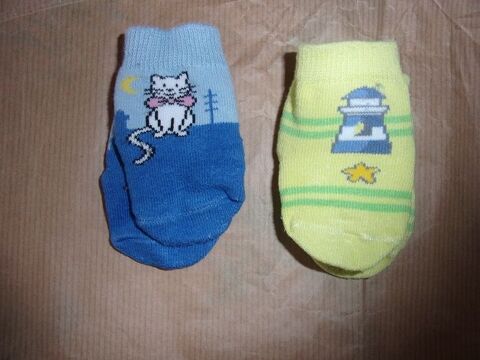 Chaussettes en taille naissance 0,20 Cts 1 Montaigu-la-Brisette (50)