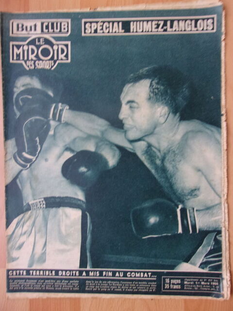 Le Miroir des sports But club année 1955 3 Béthencourt-sur-Mer (80)