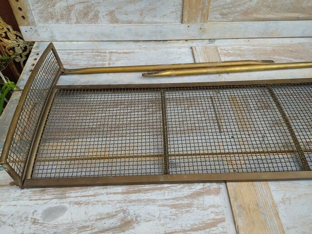 Ancien Porte Bagages de Train en Laiton D&eacute;but XX&egrave;me 