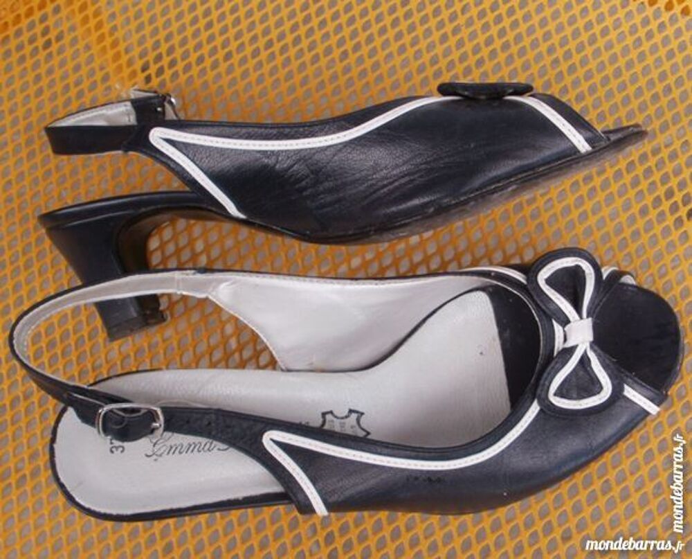 Chaussures cuir Emma PERNELLE Pointure 37 Chaussures