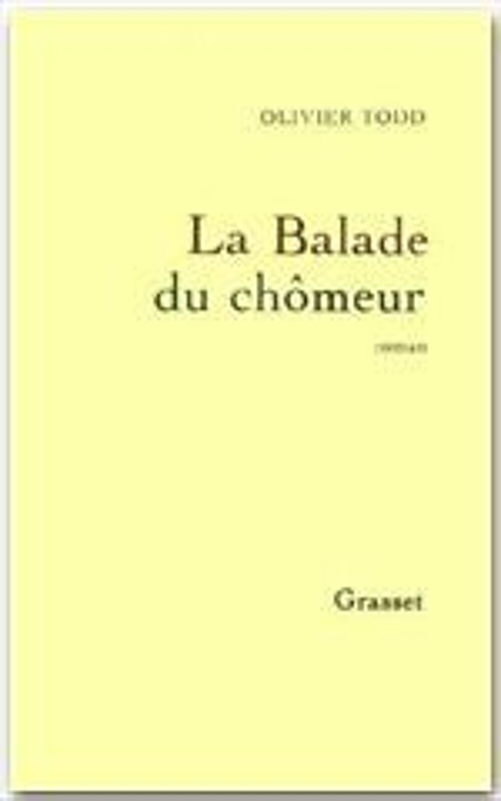 La ballade du ch&ocirc;meur Livres et BD