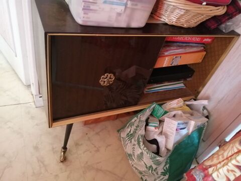 commode sur roulettes vintage acajou 50 Mantes-la-Ville (78)