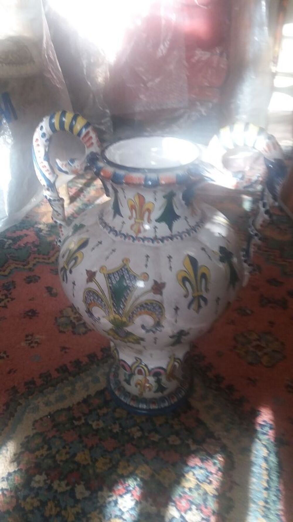 Vase de Gien centenaire Dcoration