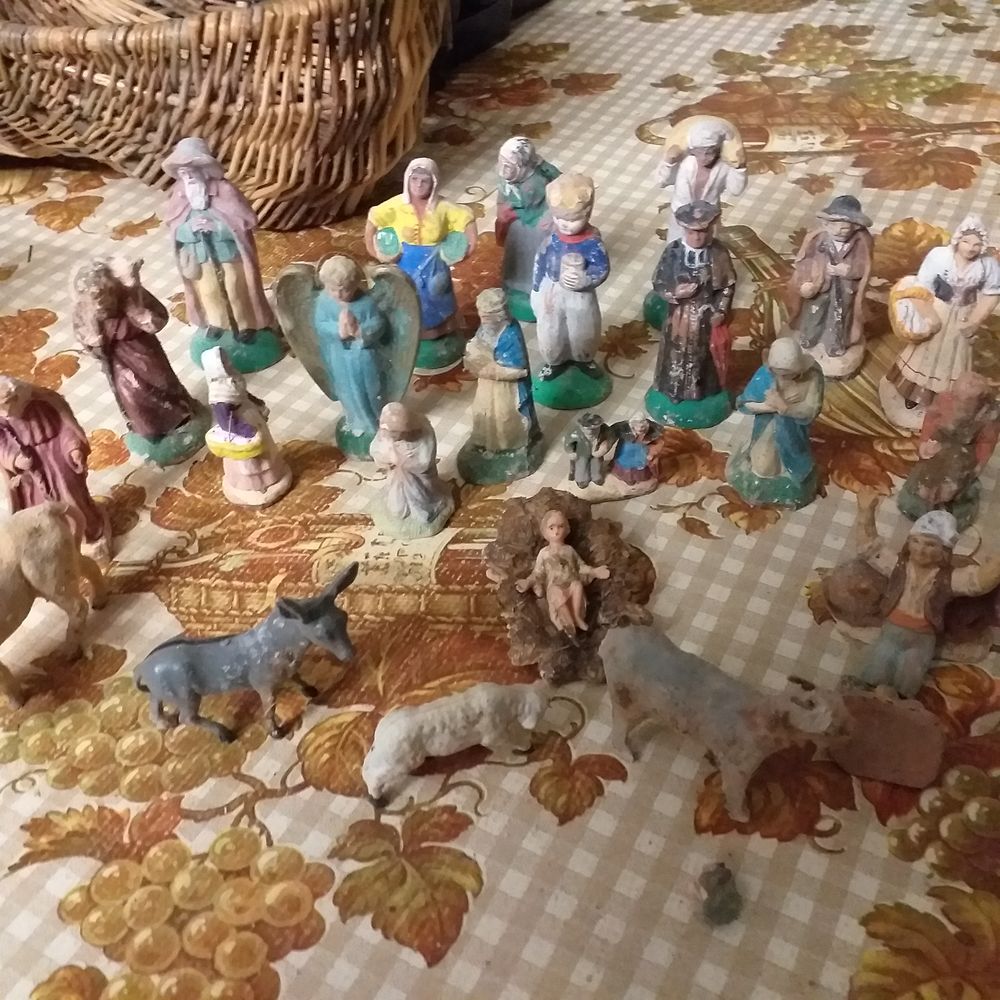  Petits santons en platre Décoration