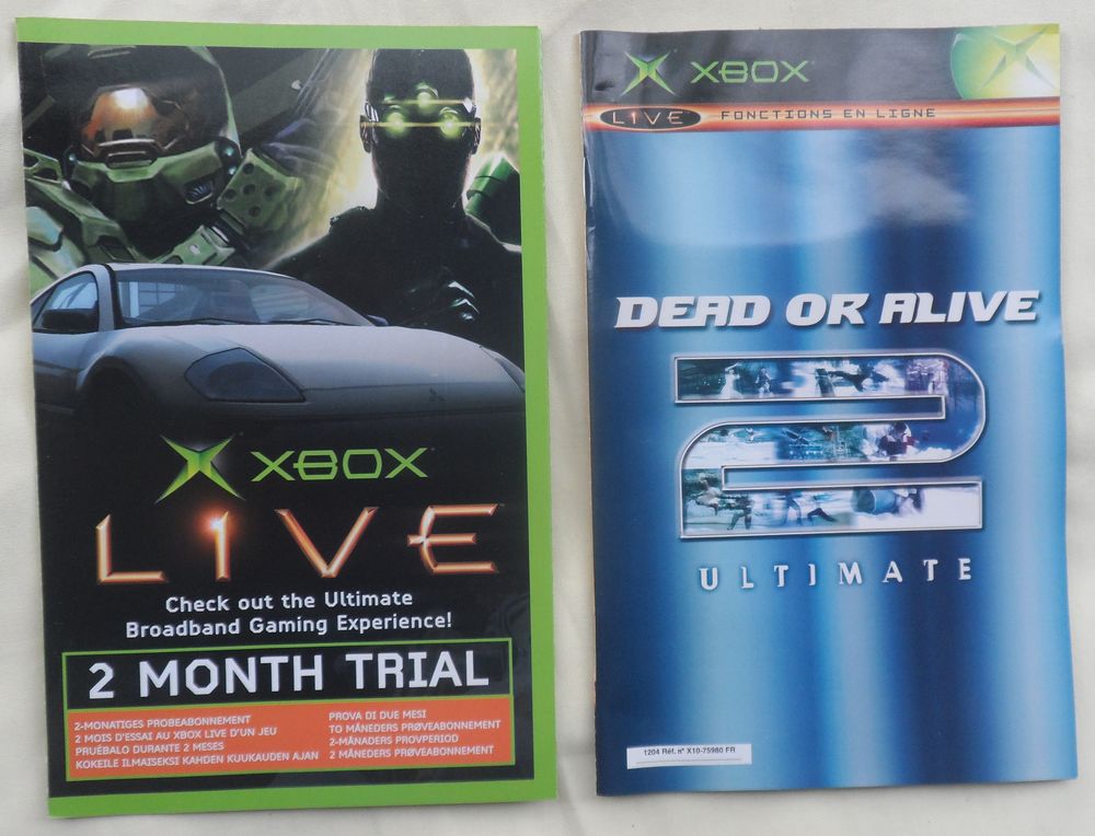 DEAD OR ALIVE 2 ULTIMATE MICROSOFT XBOX XG TECMO COMBAT
Consoles et jeux vidéos
