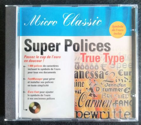 CD-Rom Micro Classic Super Polices 2 Puteaux (92)