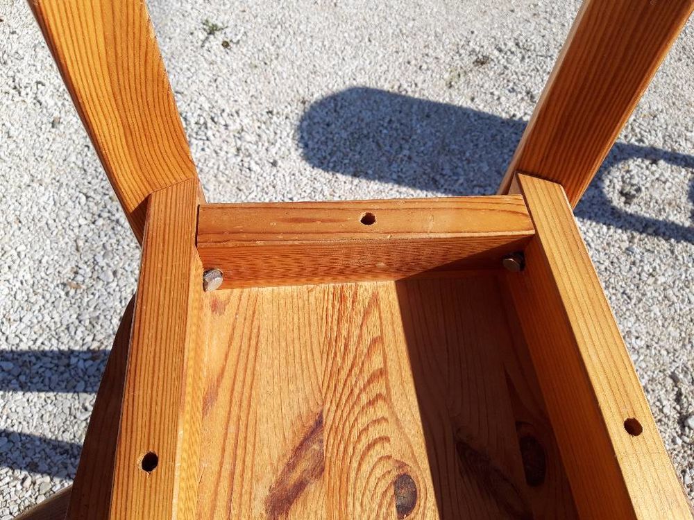 6 Chaise vintage _ Chaise bois _ Chaise en pin Meubles