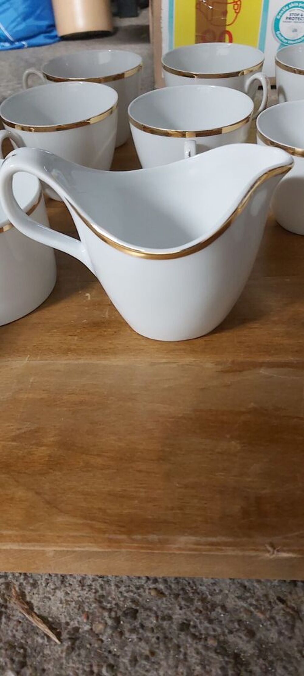 service &agrave; caf&eacute; et th&eacute; en porcelaine de Baudour (Cerabel) -36 Décoration