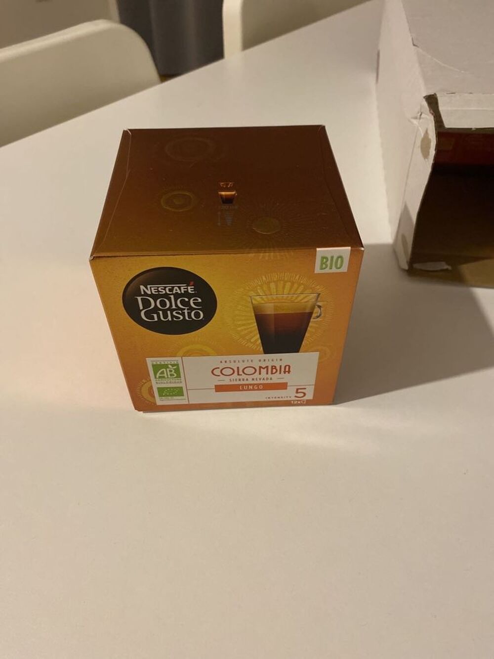 Nescaf&eacute; Dolce Gusto Lungo Colombia Bio - Caf&eacute; - 72 Capsules (Pack de 6 bo&icirc;tes x 12) 