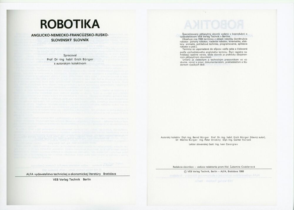 Dictionnaire multilingue robotique (5 langues) Livres et BD
