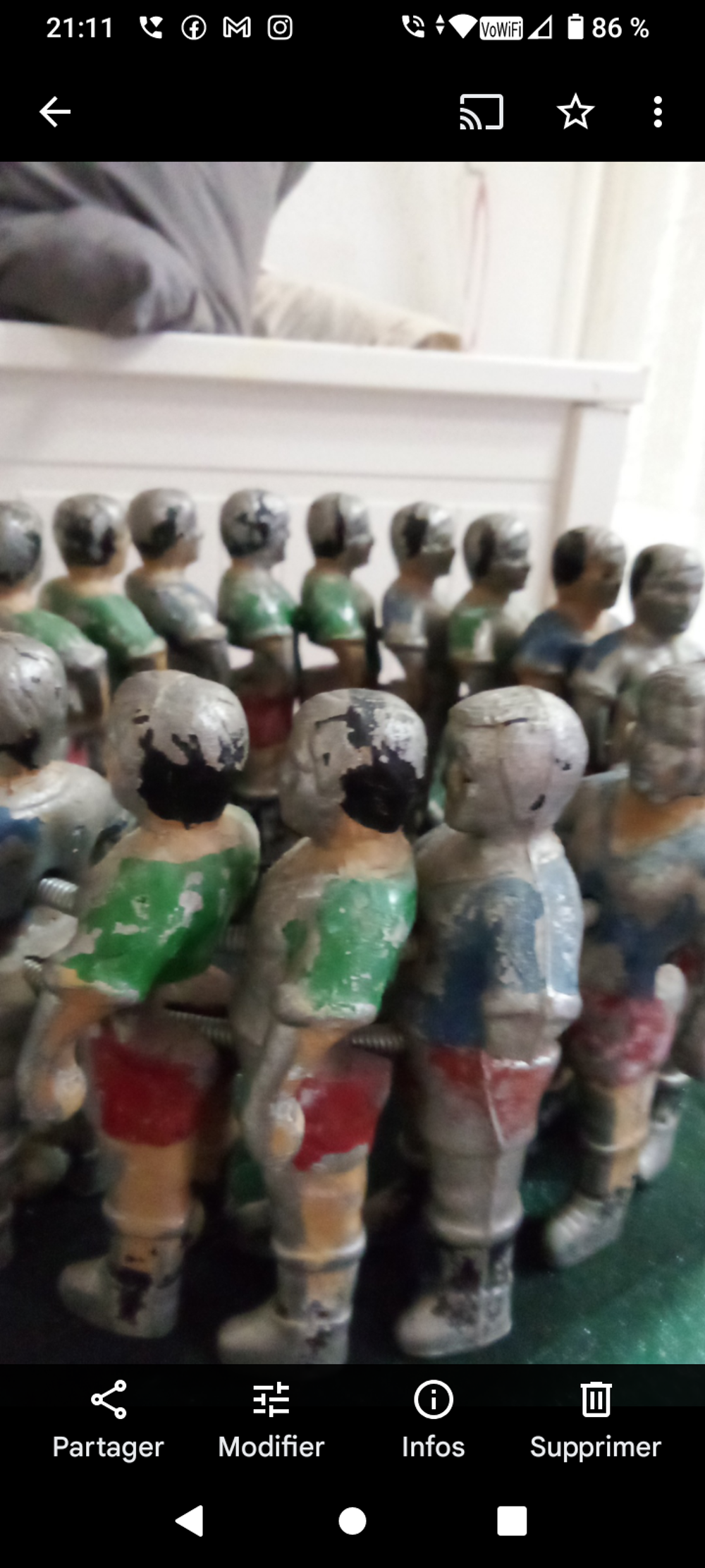 Figurine baby-foot 