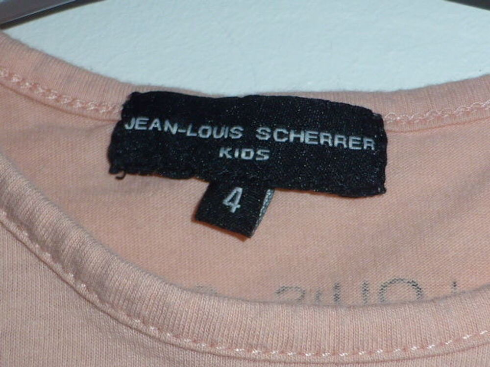Jean-Louis SCHERRER Kids tee shirt love saumon 4 ans Vêtements enfants