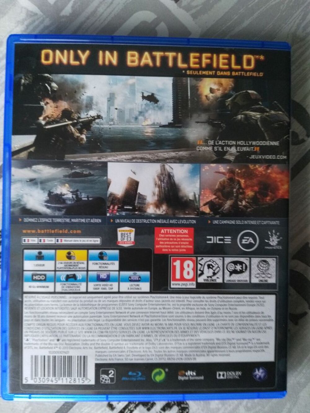 BATTLEFIELD 4 PS4 Consoles et jeux vidéos