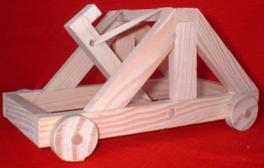 Maquette de catapulte &agrave; roues Jeux / jouets