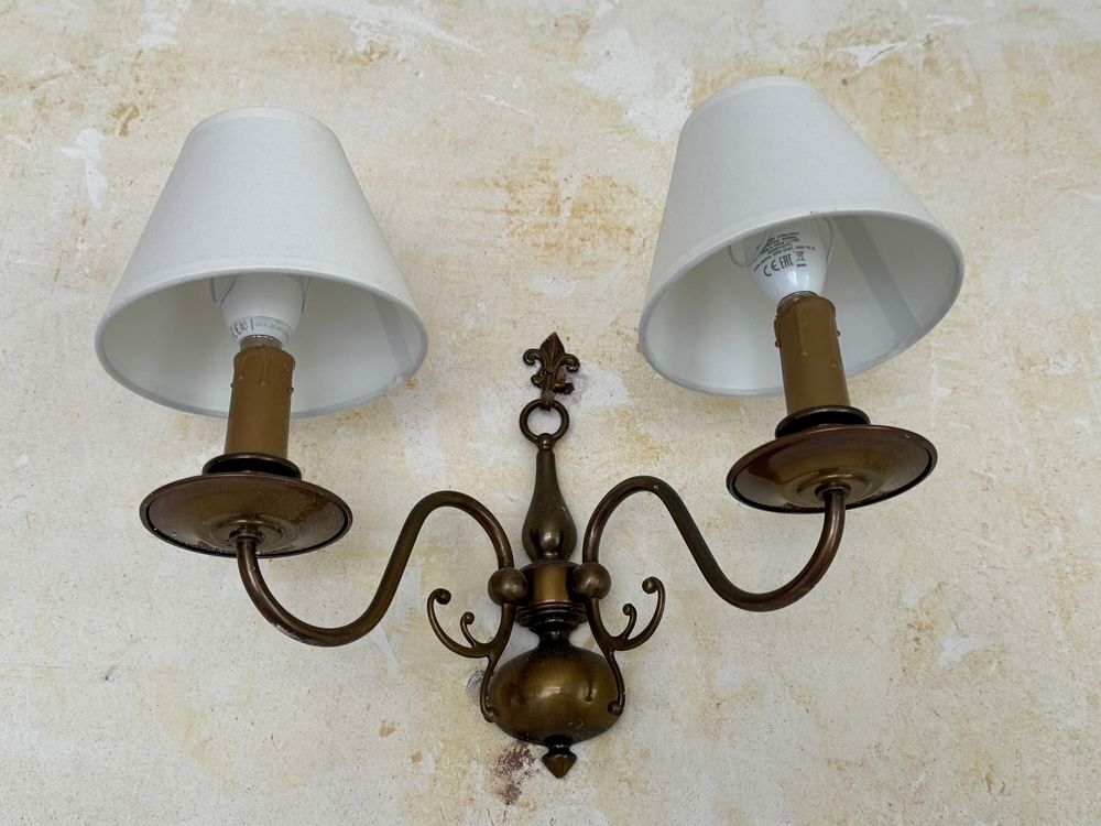 2 appliques en bronze 
Décoration