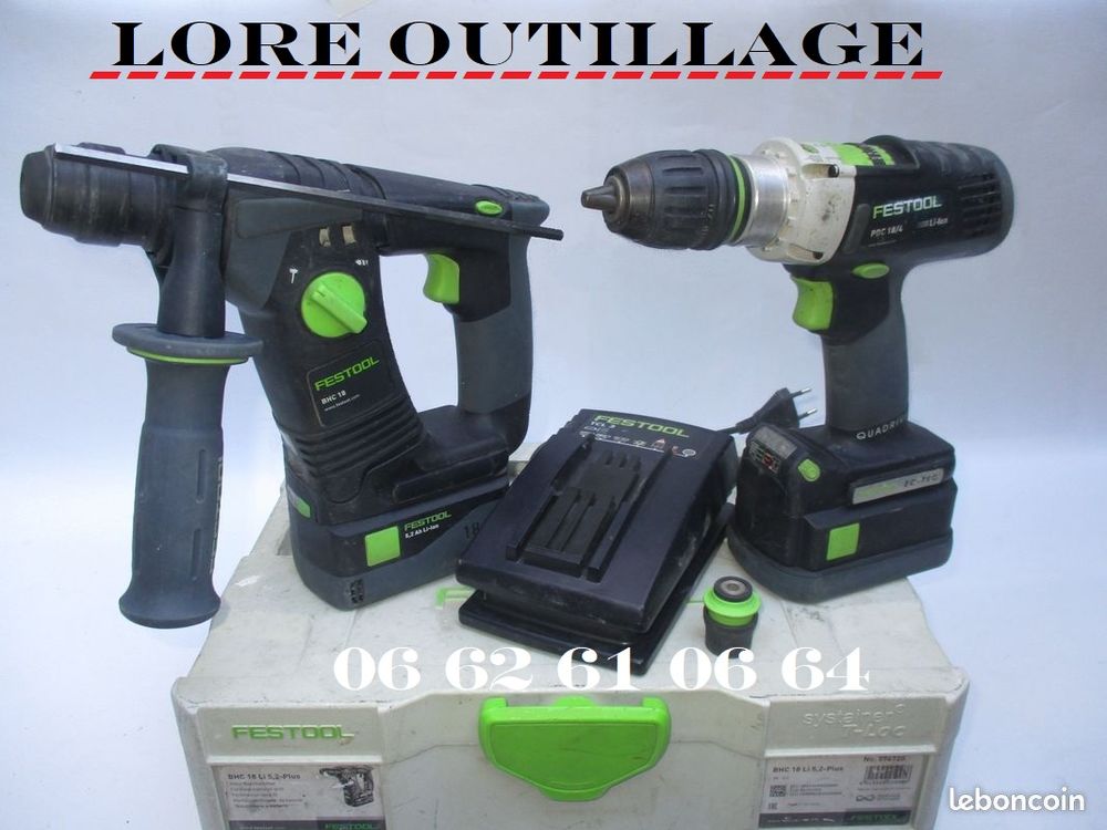 FESTOOL visseuse + perforateur 18v Bricolage