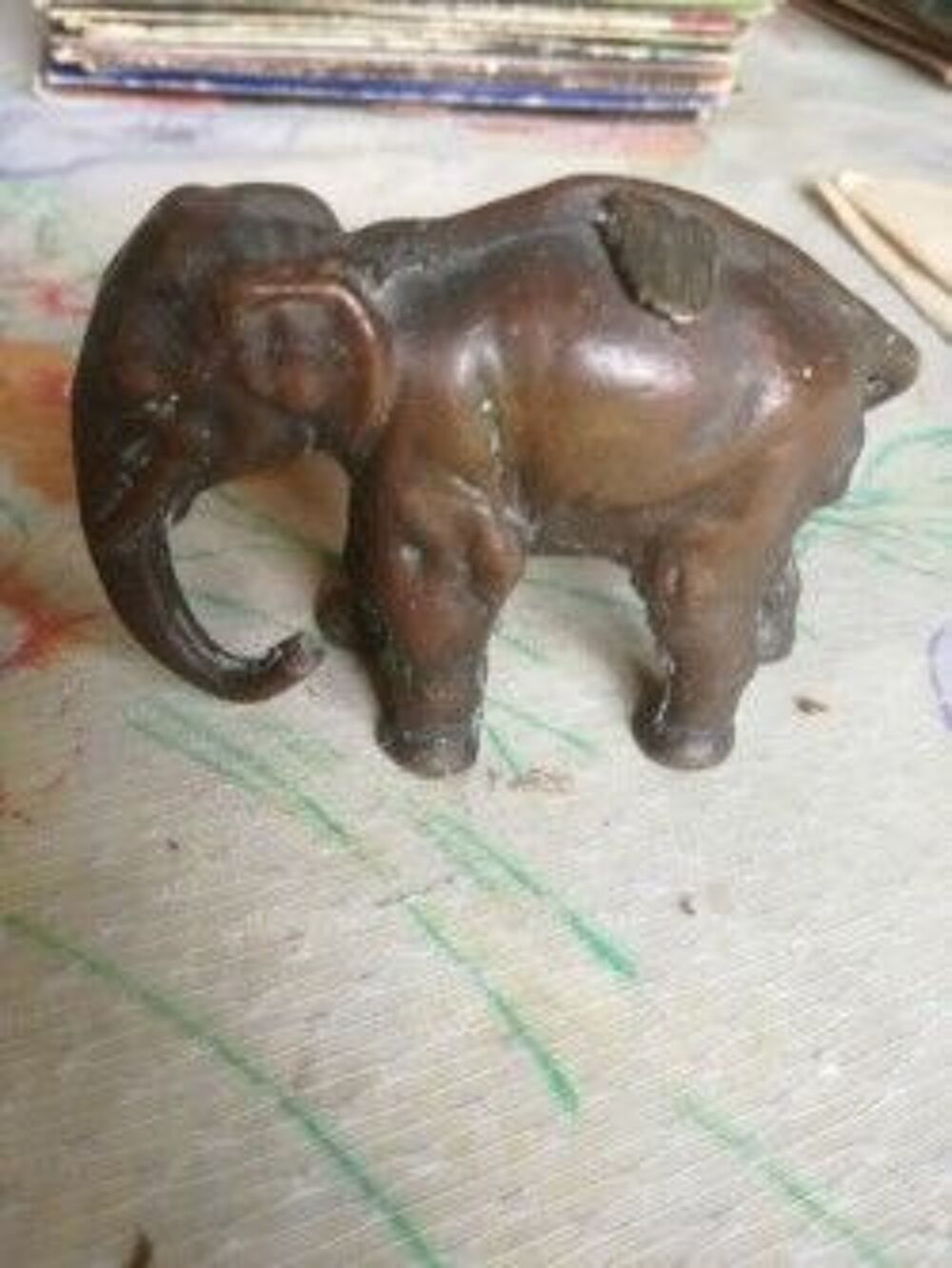 &eacute;l&eacute;phant en bronze Décoration