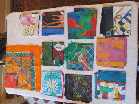 Foulards en soie peints � la main 15 Herblay (95)