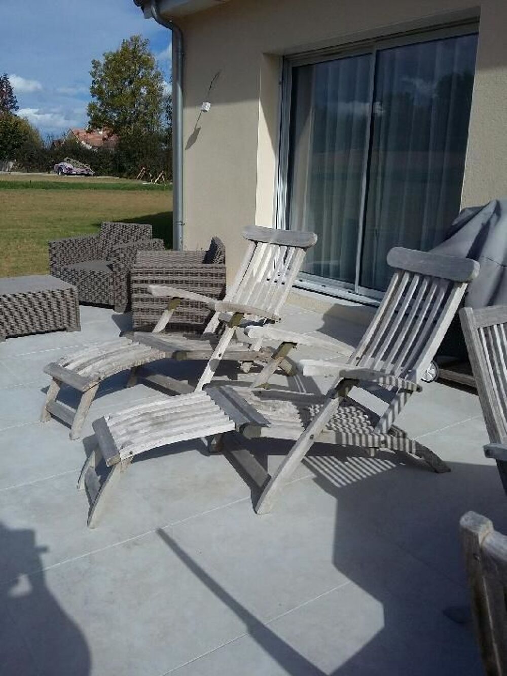 salon de jardin en teck. Jardin