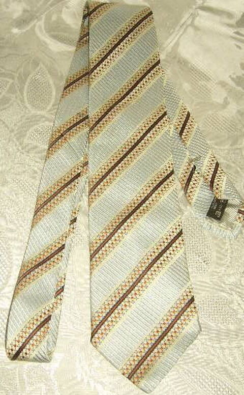 Cravate de style reversible Emenegildo Zegna Twin 15 Versailles (78)