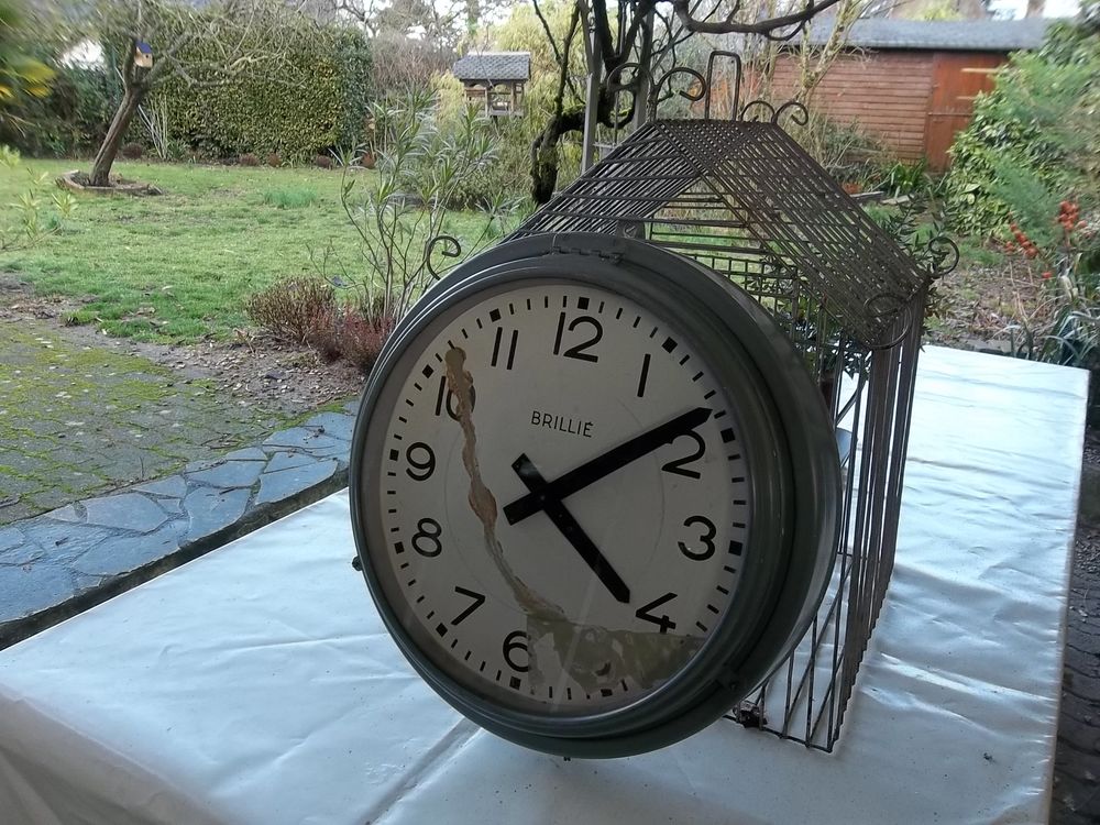 Horloge industrielle BRILLIE 1961 Décoration