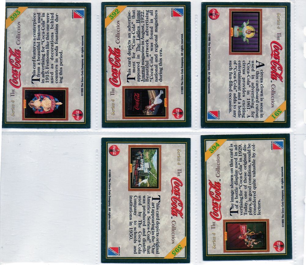 CARTES DE COLLECTION 