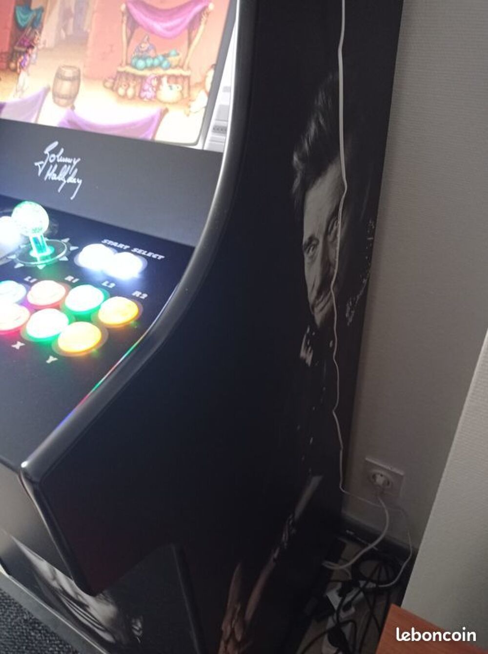 borne arcade johnny hallyday Consoles et jeux vidéos
