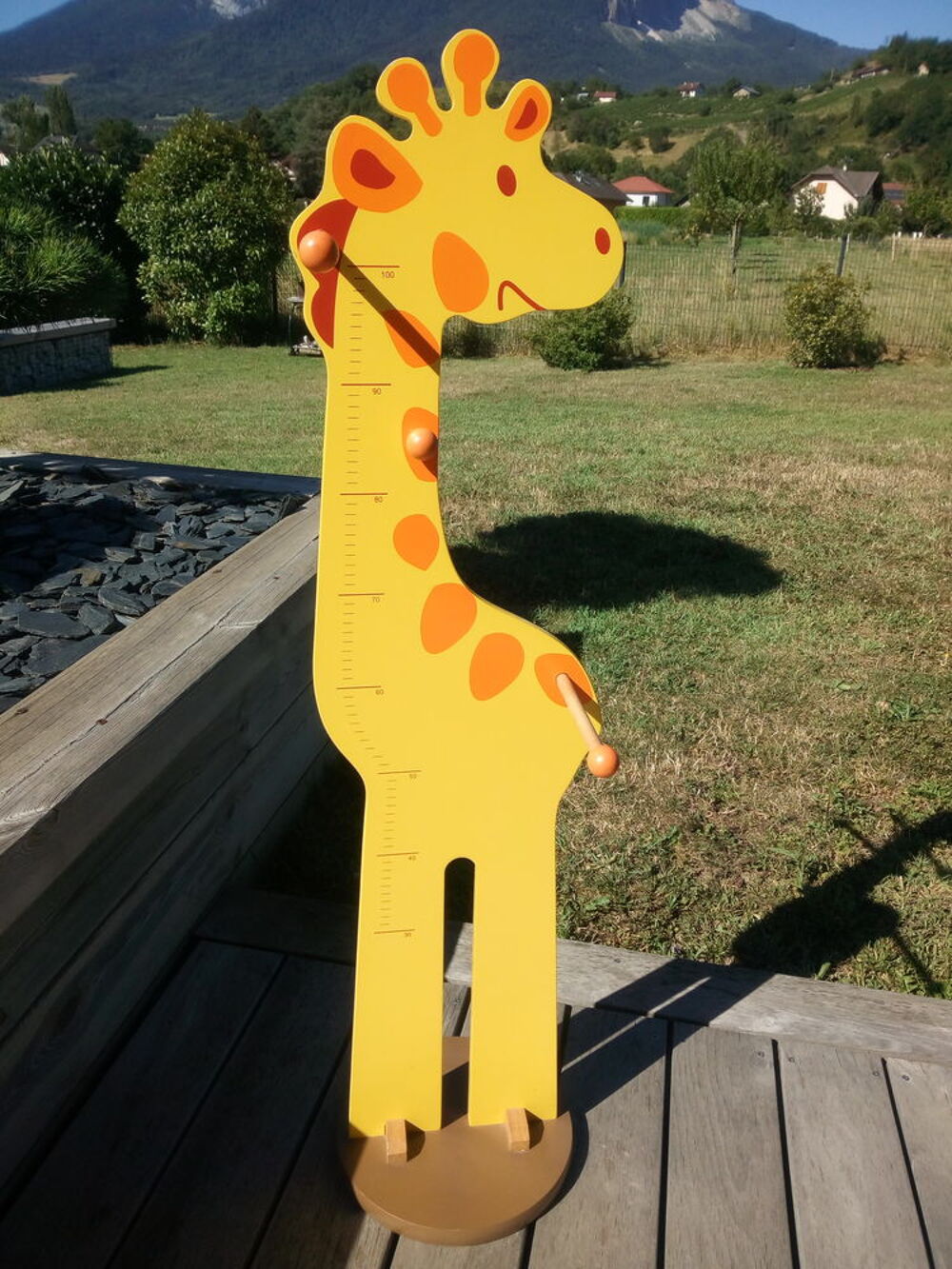 Porte-manteaux girafe en bois Mobilier enfants