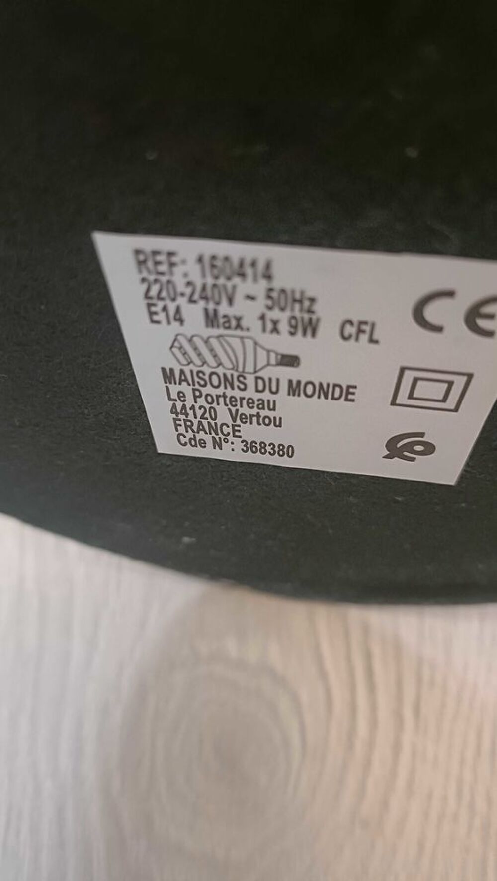 lampe Electroménager