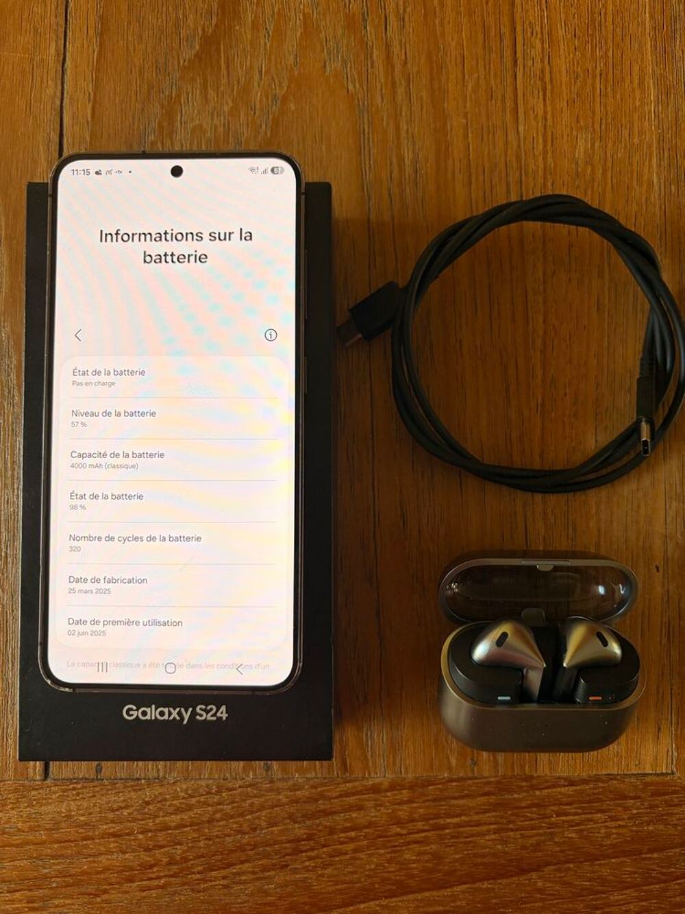 Samsung s24 + &eacute;couteur galaxy buds Téléphones et tablettes