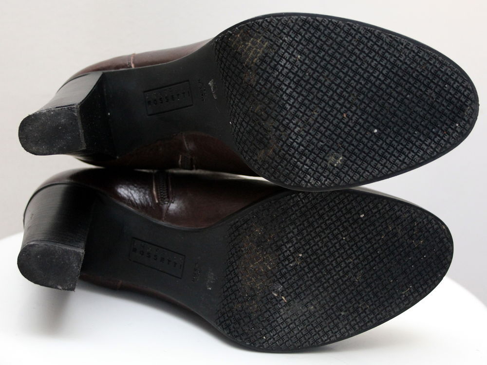 Bottines cuir marron FRATELLI ROSSETTI T. 37,5 Chaussures