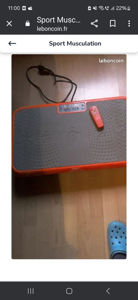 Plate-forme vibrante vibroshaper 50 La Frette (71)