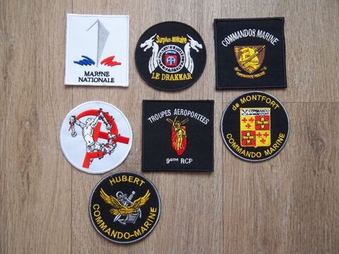 lot �cussons patchs insignes militaire collection 16 Valognes (50)