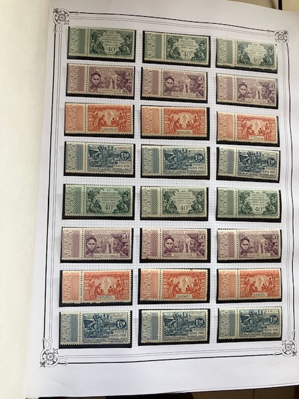 timbres anciennes colonies 