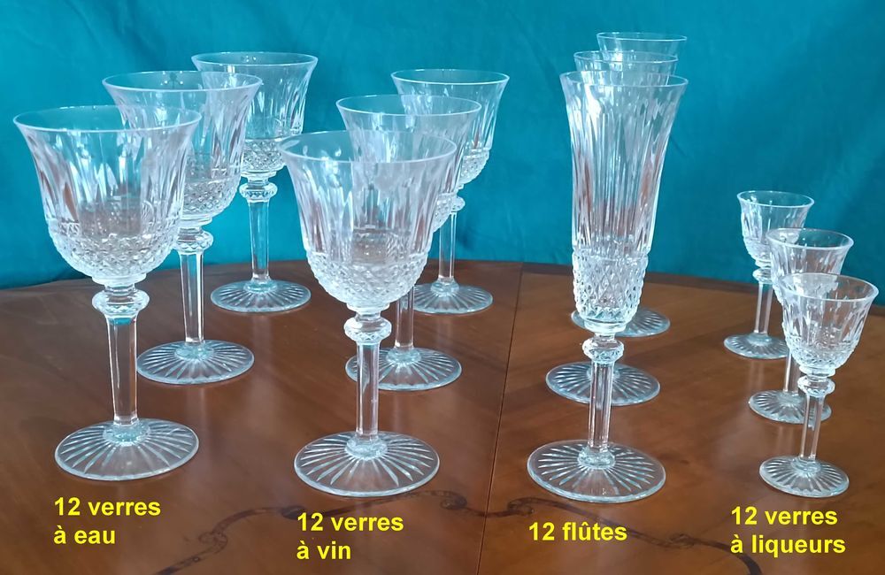 service de verres Décoration