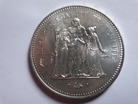 Pi�ce 50 francs Hercule 1976 73 Bordeaux (33)