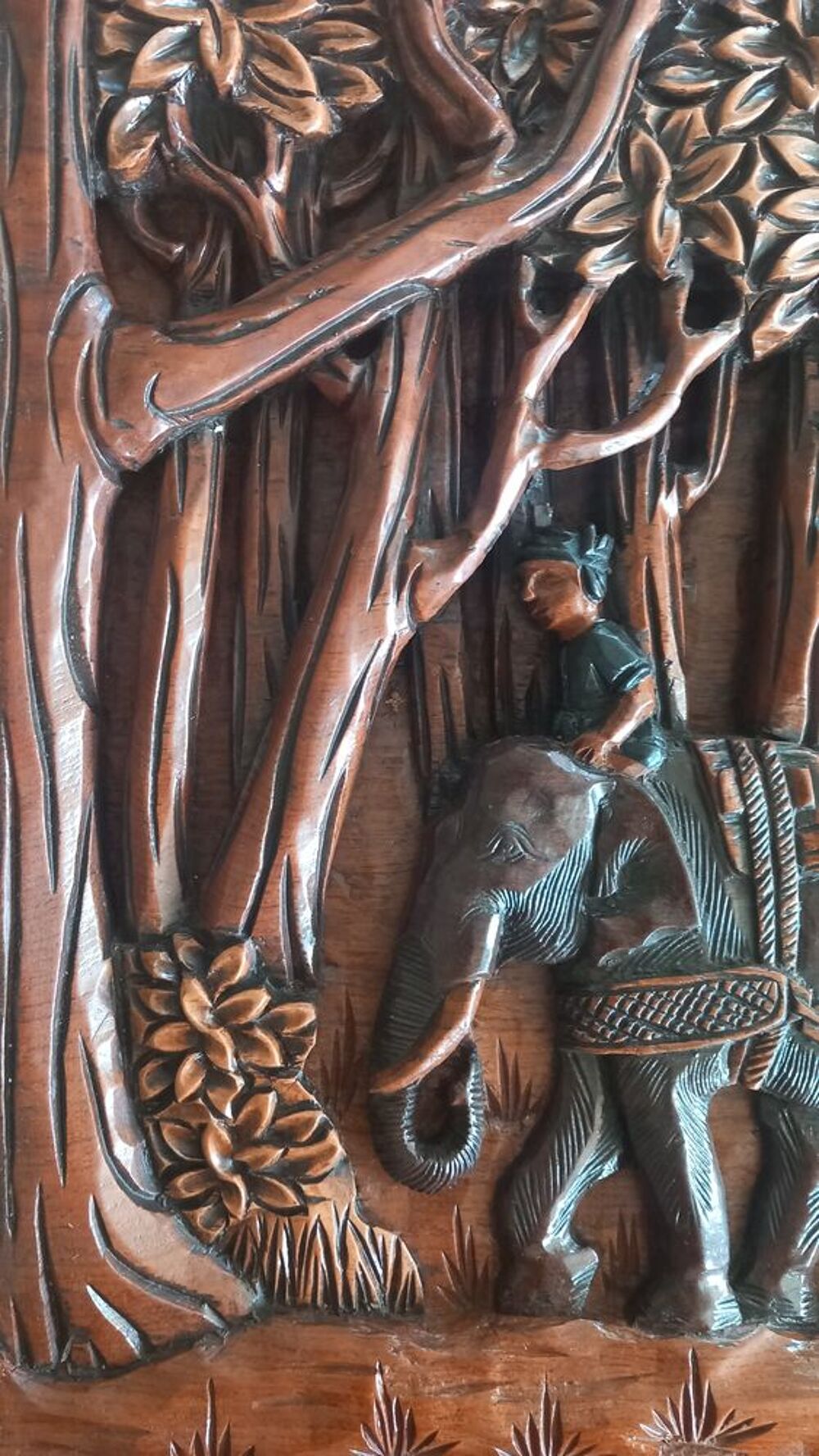 TABLE BOIS BOIS ASIATIQUE TRAVAIL REMARQUABLE Meubles