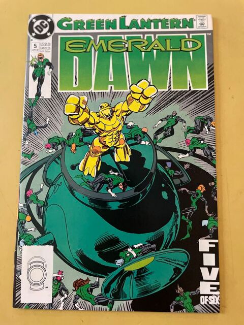 BD GREEN LANTERN N°5 de 04-1990 version US - Emerald dawn 30 Vigneux-sur-Seine (91)