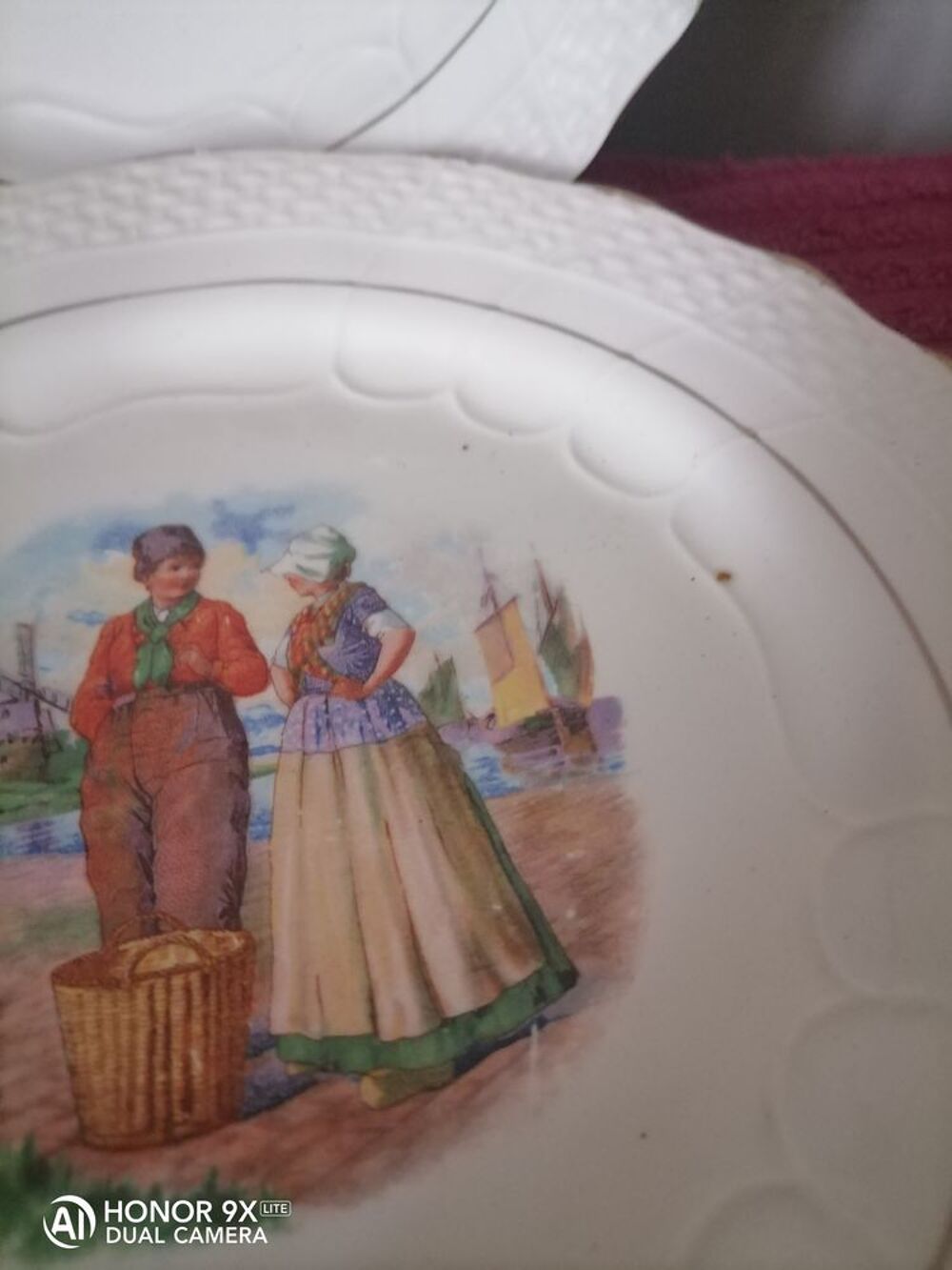 Assiette ancienne Cuisine