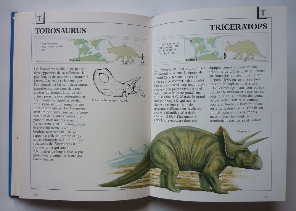 LES DINOSAURES DE A &agrave; Z Michael Benton (&Eacute;dit. ROUGE OR 1990) Livres et BD