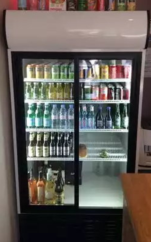 Frigo  deux portes vitres coulissantes  475 Muret (31)